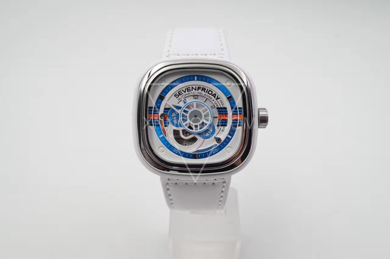 SevenFriday七个星期五P系列 方形自动机械表