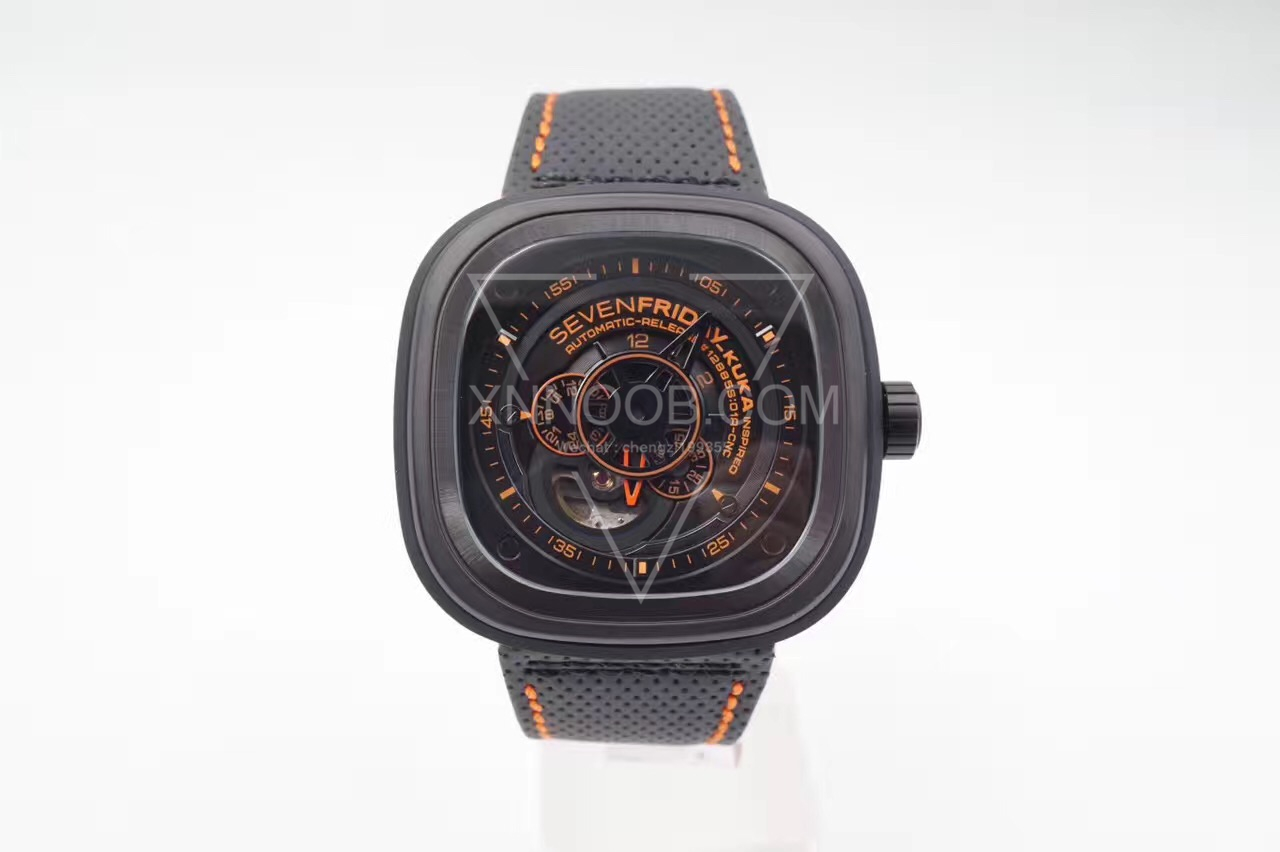 SevenFriday七个星期五P系列 方形自动机械表