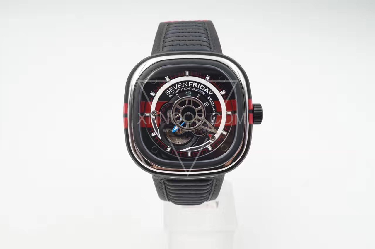 SevenFriday七个星期五P系列 方形自动机械表
