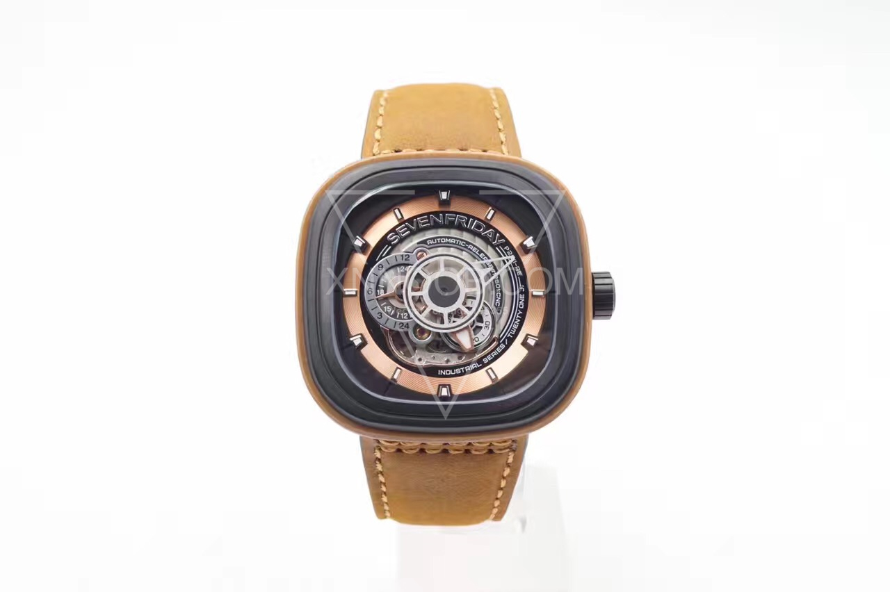 SevenFriday七个星期五P系列 方形自动机械表