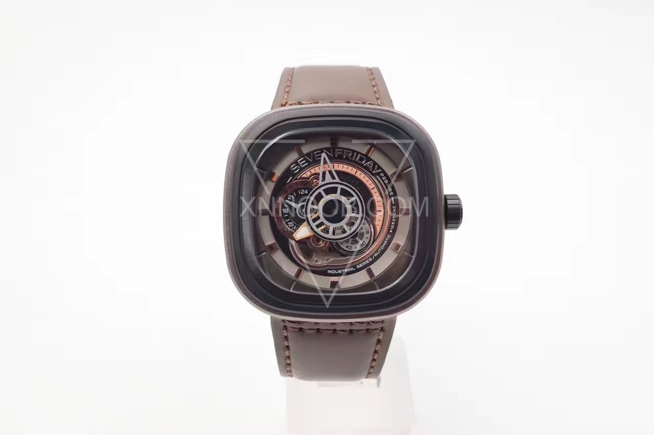 SevenFriday七个星期五P系列 方形自动机械表
