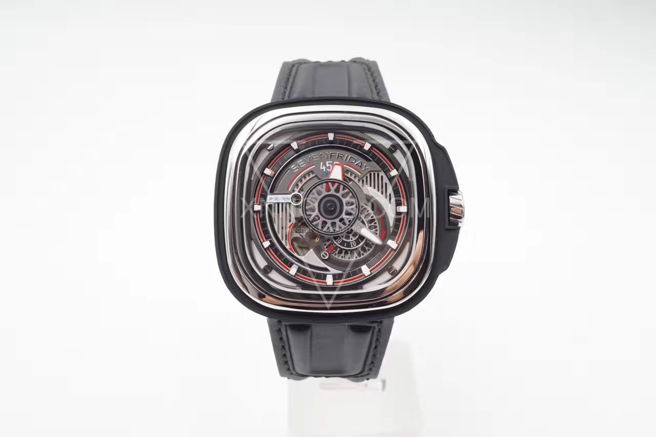 SevenFriday七个星期五P系列 方形自动机械表